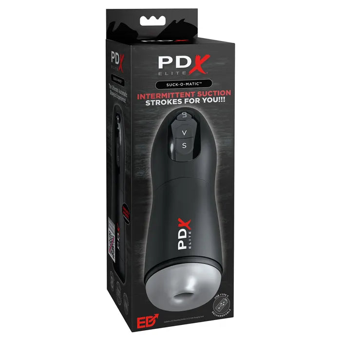 Pipedream PDX Elite Suck O Matic USB Rechargeable Sucking & Vibrating Masturbator Secondary image