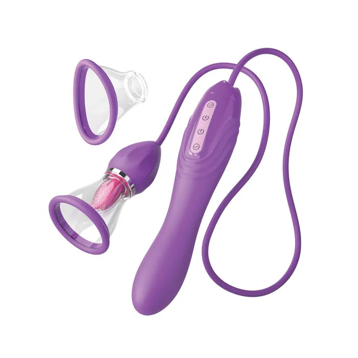 Pipedream Fantasy For Her Her Ultimate Pleasure Max USB Rechargeable Vibrator With Flicking Stimulator