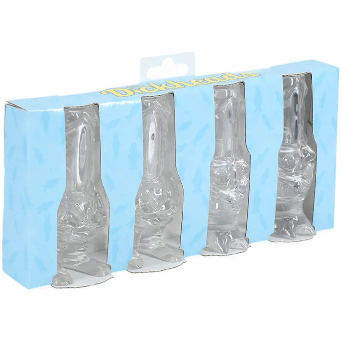 Shots Toys S LINE The Dickheads Couples Tall Shot Glasses Novelty 44 ml Shot Glasses 4 Pack Shots Toys