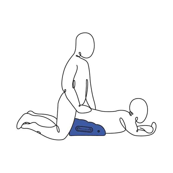 Pivot Inflatable Positioner Inflatable Position Cushion Black Sportsheets