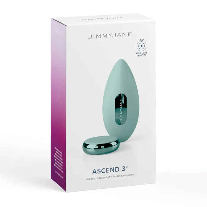 JimmyJane Ascend 3 USB Rechargeable Stimulator With Wireless Remote 9cm JimmyJane
