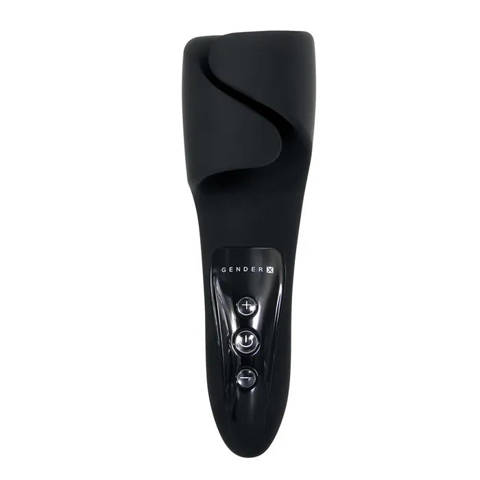 Gender X THE EMBRACE USB Rechargeable Male Vibrator Black Gender X