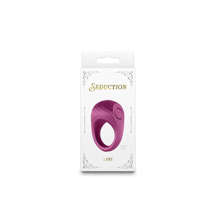 NS Novelties Seduction Levi USB Rechargeable Vibrating Cock Ring Secondary image