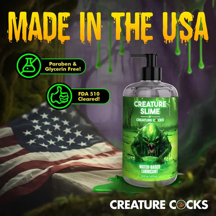 XR Brands Creature Cocks Water Based Lubricant 473ml Pump Bottle XR Brands