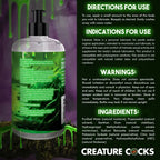 XR Brands Creature Cocks Water Based Lubricant 473ml Pump Bottle XR Brands
