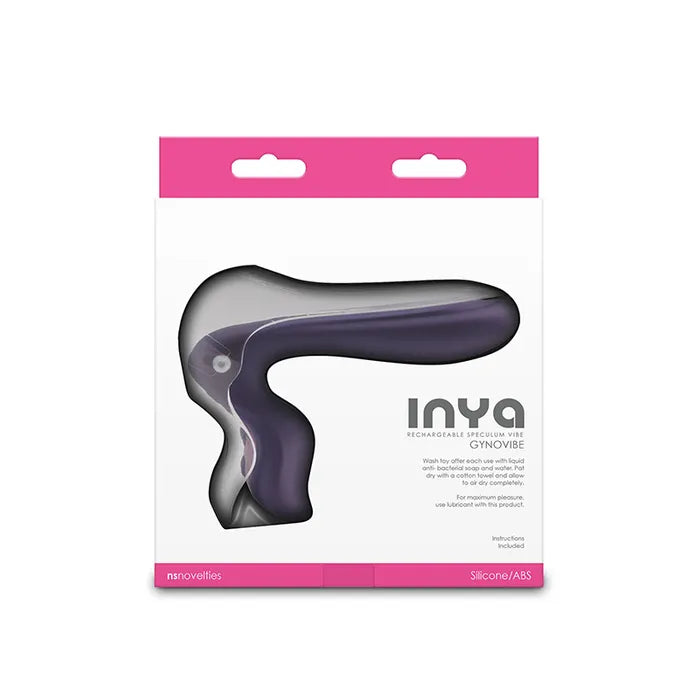 NS Novelties INYA GynoVibe USB Rechargeable Speculum Vibrator Grey NS Novelties