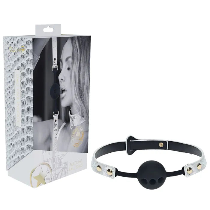 Shots Toys OUCH! Florence Collection Silicone Ball Gag Breathable Mouth Restraint Shots Toys