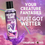 XR Brands Creature Slime By Creature Cocks Purple Slime Water Based Lubricant XR Brands