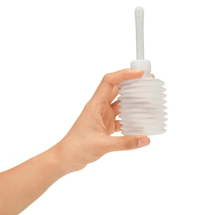 Xgen Products AquaClean Silicone 1 Way Valve Douche Set With Butt Plug Nozzle 150ml Capacity With Free Travel Douche Included Xgen Products