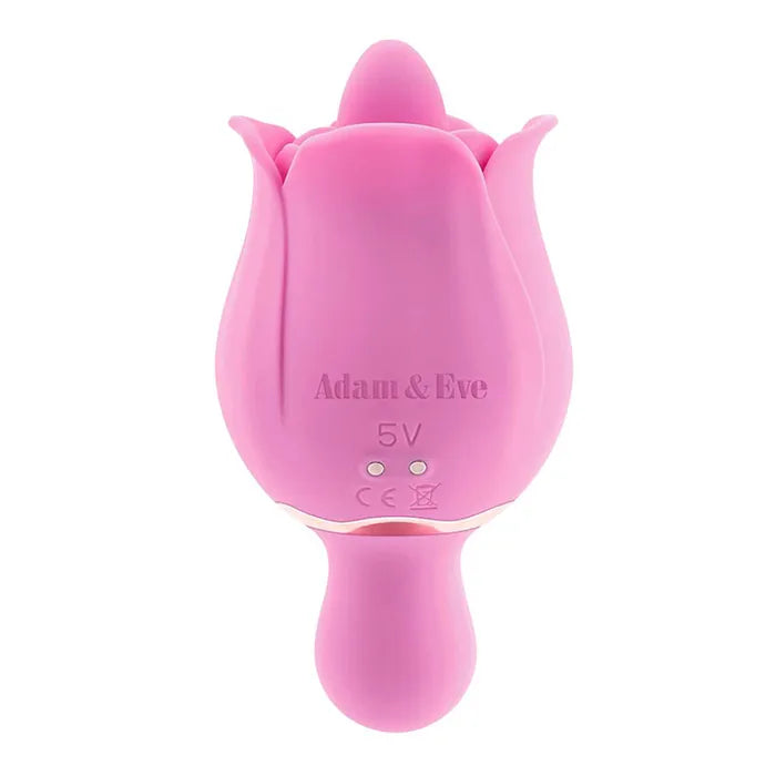 Adam & Eve EVES RAVISHING CLIT FLICKING ROSE USB Rechargeable Rose Flicking Stimulator Adam & Eve