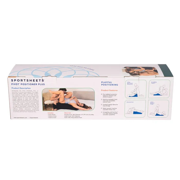 Pivot Positioner Plus Foam Position Cushion XL Black Sportsheets