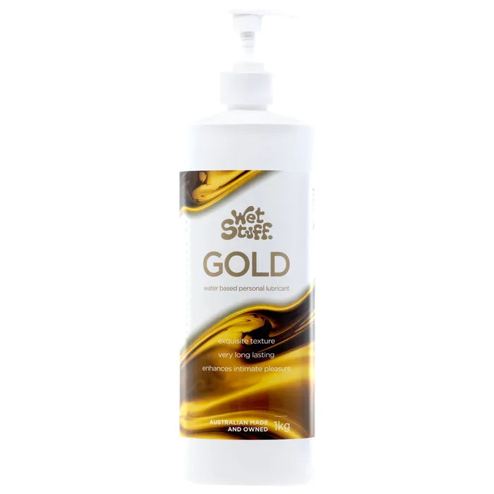 Wet Stuff Gold Water Based Lubricant Pump Bottle