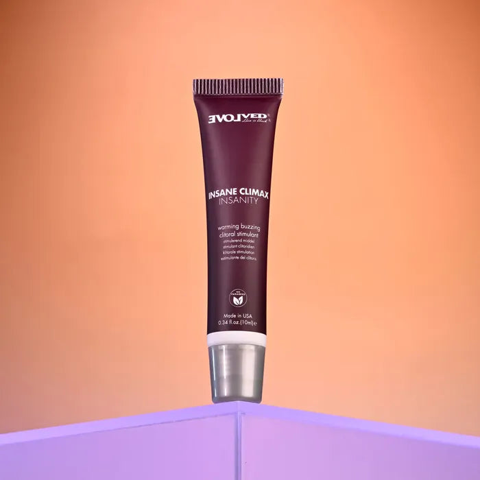 Evolved INSANE CLIMAX INSANITY Warming Buzzing Clitoral Stimulation Gel 10ml