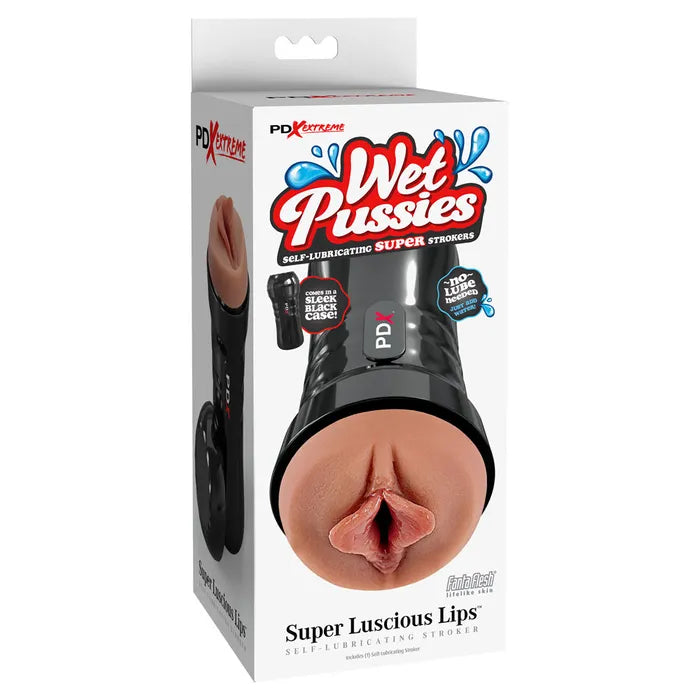 Pipedream PDX Extreme Wet Pussies Super Luscious Vagina Stroker Brown Secondary image
