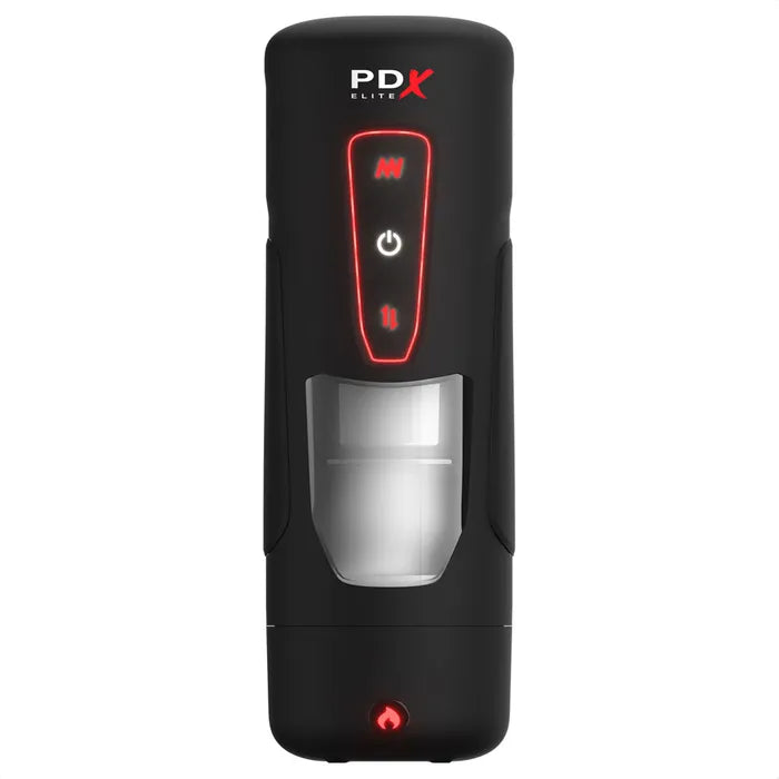 Pipedream PDX Elite Milk Me Hotter USB Rechargeable Thrusting Heating & Vibrating Auto Stroker Pipedream