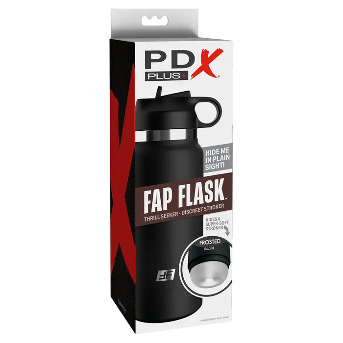 Pipedream PDX Plus Fap Flask Thrill Seeker Frosted Discreet Stroker Secondary image