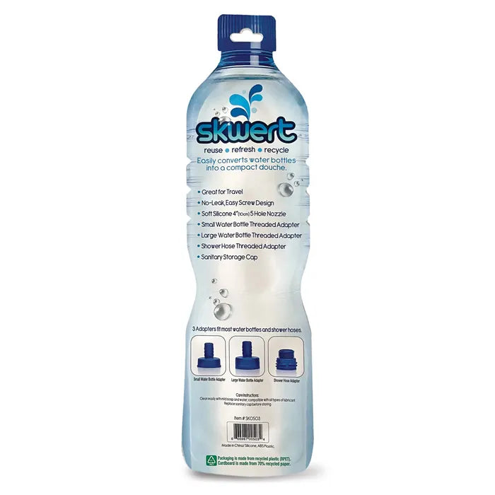 C1 Releasing Skwert Water Bottle Douche Adapter Kit 5 Piece C1 Releasing