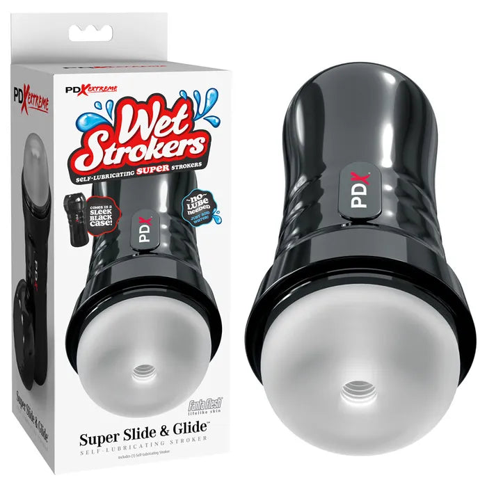 Pipedream PDX Extreme Wet Strokers Super Slide & Glide Stroker Clear Pipedream Main image