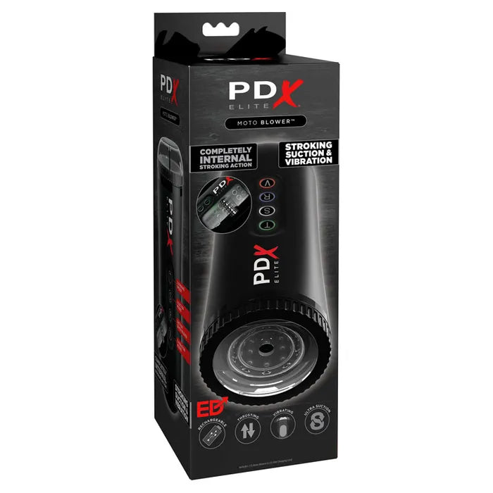 Pipedream Extreme Toyz Elite Moto Blower Powered Masturbator Black