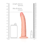 Shots Toys REALROCK Realistic Slim Dildo With Suction Cup 8 Inch Shots Toys