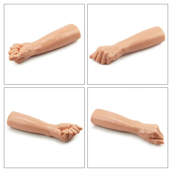 Lovetoy King Sized Realistic Bitch Fist Dildo 12 Inch Flesh Lovetoy