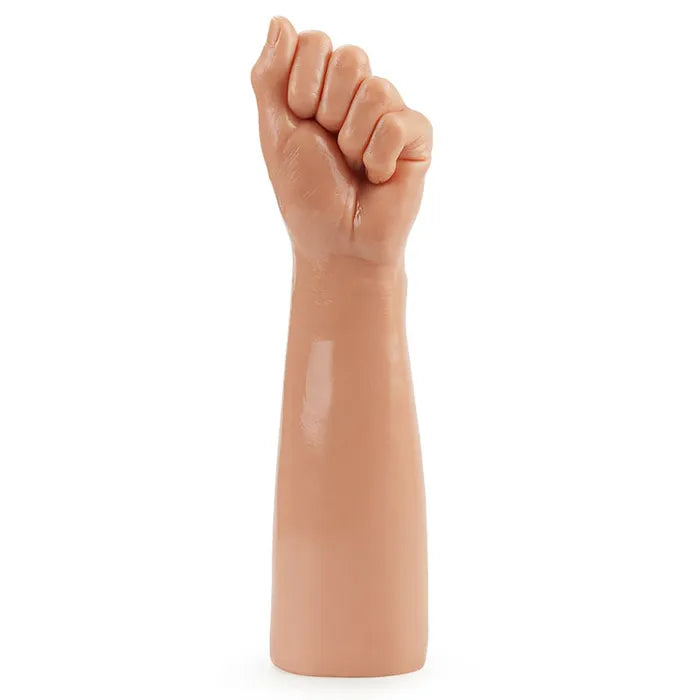 Lovetoy King Sized Realistic Bitch Fist Dildo 12 Inch Flesh Lovetoy