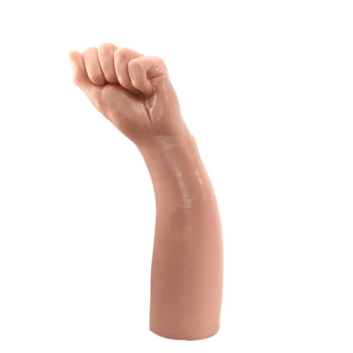 Lovetoy King Sized Realistic Bitch Fist Dildo 12 Inch Flesh Lovetoy