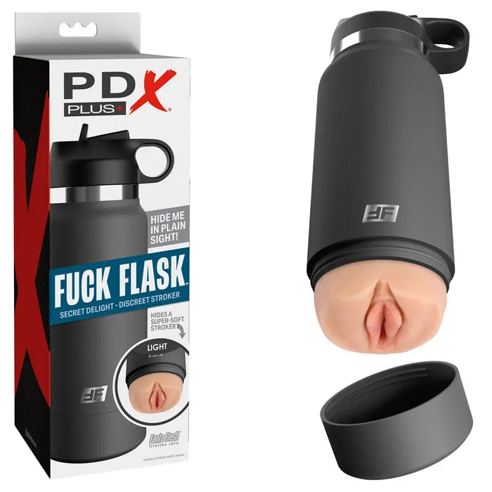 Pipedream PDX Plus Fuck Flask Secret Delight Discreet Vagina Stroker Flesh