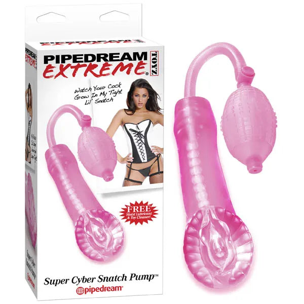 Pipedream Extreme Toyz Super Cyber Snatch Pump Masturbator Pink