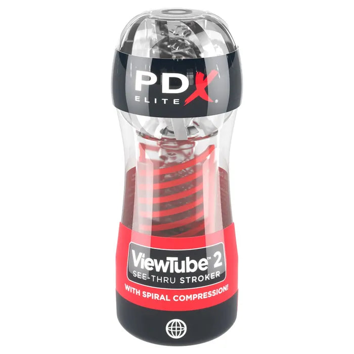Pipedream PDX Elite Viewtube 2 Stroker Clear Pipedream