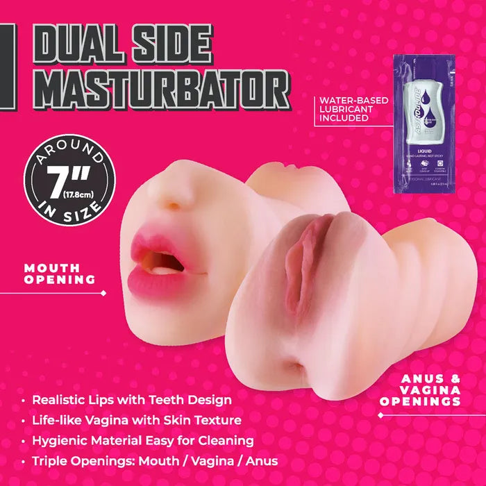 Excellent Power Excellent Power Moist & Surge Double Ended Stroker Flesh Excellent Power