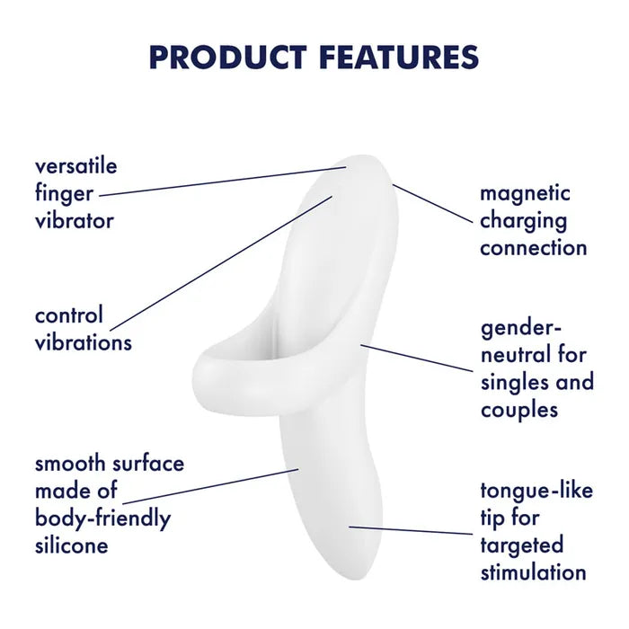 Satisfyer Bold Lover USB Rechargeable Finger Stimulator Satisfyer