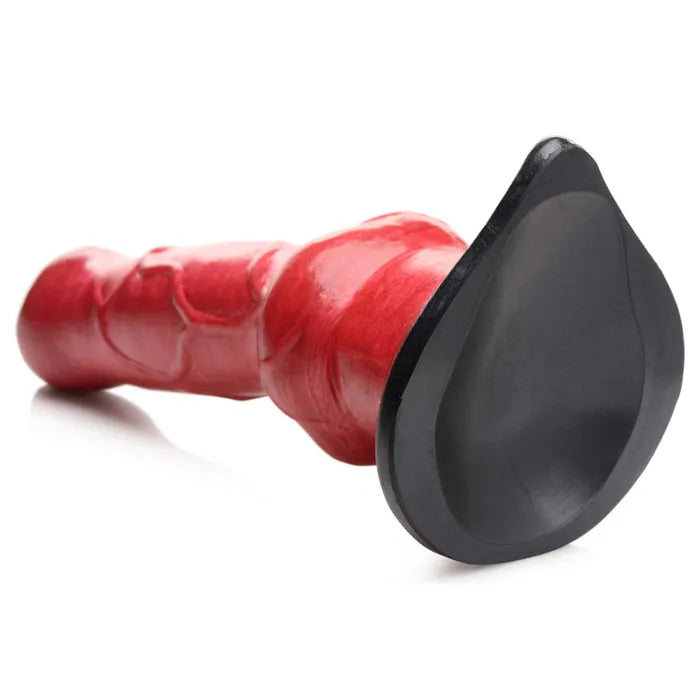 XR Brands Creature Cocks Hell Hound Canine Penis Silicone Dildo 19 cm Red XR Brands