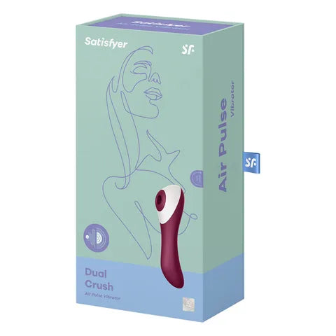 Satisfyer Dual Crush Air Pulse Stimulator With Vibration Satisfyer