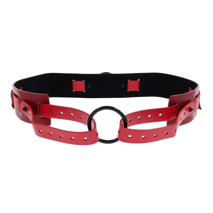 S&M Exs & Ohs Bound and Belted Bondage Collar Sportsheets