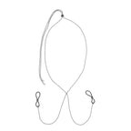 Sportsheets S&M Exs & Ohs Body Jewelry With Nipple Ties Sportsheets