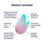 Satisfyer Mermaid Vibes USB Rechargeable Air Pulse Stimulator Satisfyer