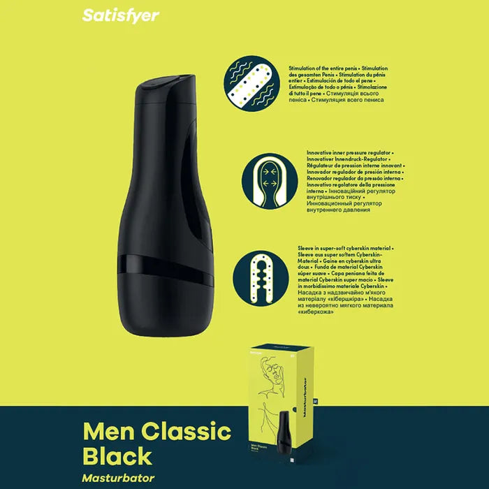 Satisfyer Men Classic Stroker Black