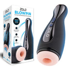 Zolo Blowpin USB Rechargeable Auto Sucking & Vibrating Masturbator Flesh Zolo