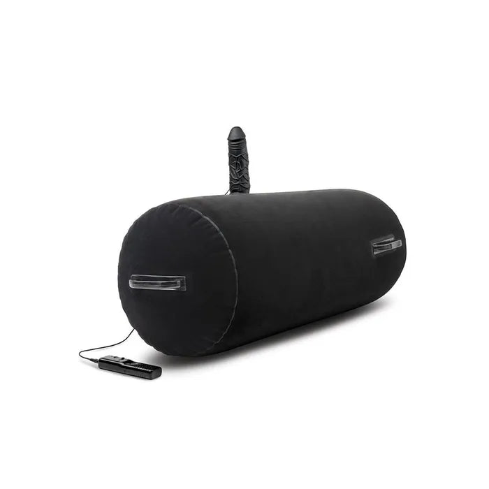 Whipsmart Inflatable Bangin Bolster Inflatable Cushion With 6'' Vibrating Dong Black WhipSmart