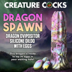 XR Brands Creature Cocks Dragon Spawn Ovipositor Fantasy Dildo 18.5cm Multi Coloured XR Brands