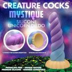 XR Brands Creature Cocks Mystique Silicone Unicorn Fantasy Dildo 21 cm XR Brands