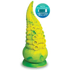 Icon Brands Alien Nation Octopod USB Rechargeable Vibrating Fantasy Dong 22.9cm Yellow / Green Icon Brands