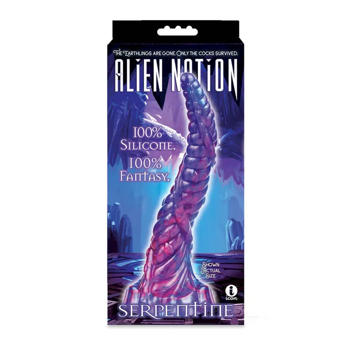 Icon Brands Alien Nation Serpentine Fantasy Dong 30cm Purple Icon Brands
