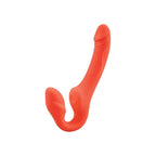 Bodywand ID Access Strapless Strap-On - Orange 15.2 cm USB Rechargeable Strapless Strap-On Bodywand
