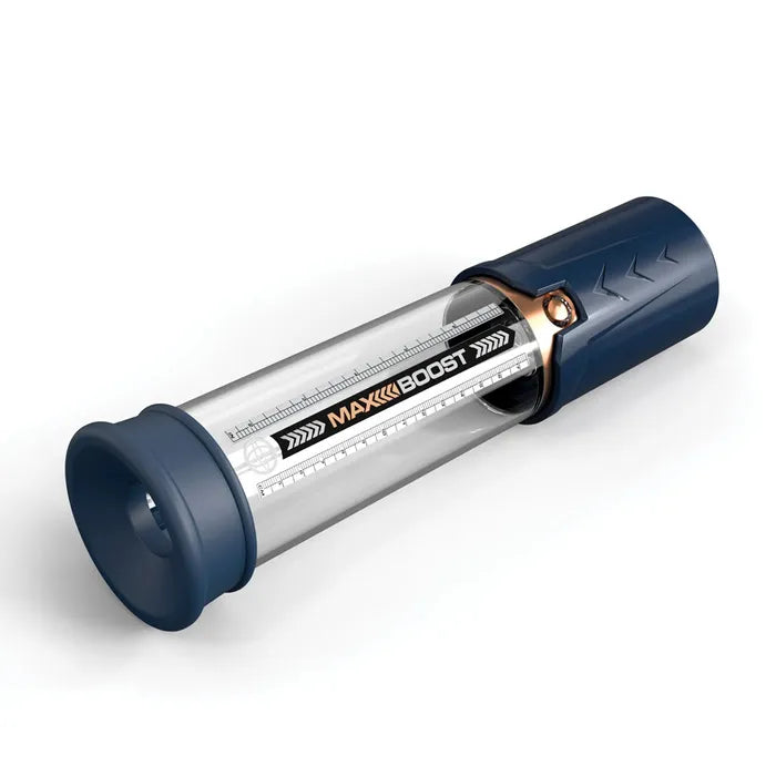 Pipedream Pump Worx Max Boost Penis Pump Blue Pipedream