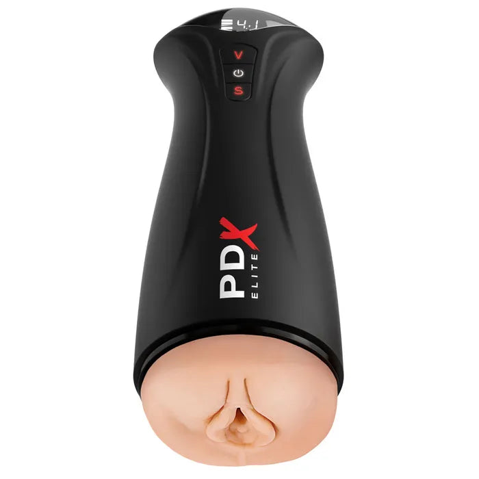 Pipedream PDX Elite Fuck Gasm USB Rechargeable Sucking & Vibrating Auto Stroker Flesh Pipedream
