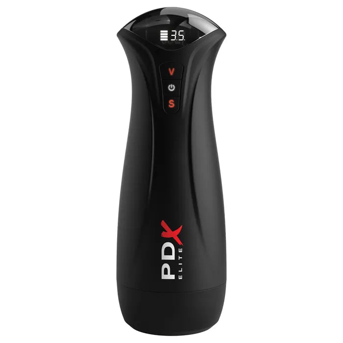Pipedream PDX Elite Fuck Gasm USB Rechargeable Sucking & Vibrating Auto Stroker Pipedream