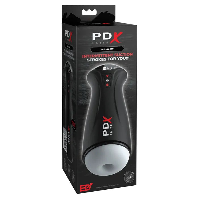 Pipedream PDX Elite Fuck Gasm USB Rechargeable Sucking & Vibrating Auto Stroker Pipedream