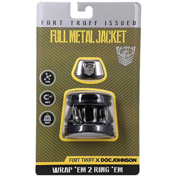 Doc Johnson Fort Troff Full Metal Jacket Ball Stretcher Black Doc Johnson